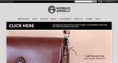Desktop Screenshot of giorgioagnelli.com